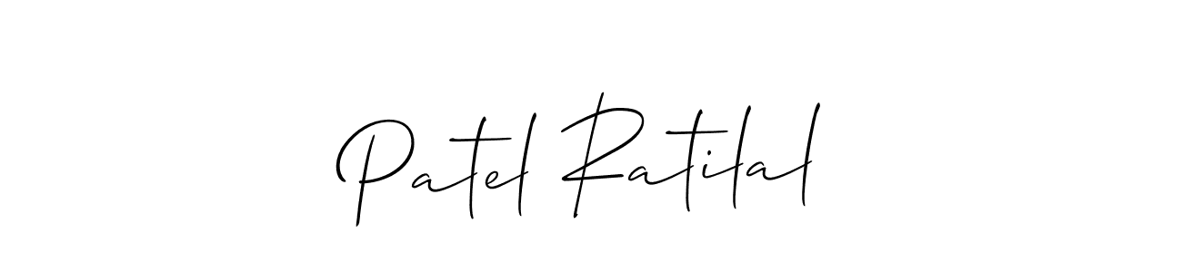 Make a short Patel Ratilal signature style. Manage your documents anywhere anytime using Allison_Script. Create and add eSignatures, submit forms, share and send files easily. Patel Ratilal signature style 2 images and pictures png