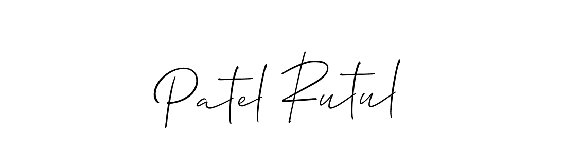 You should practise on your own different ways (Allison_Script) to write your name (Patel Rutul) in signature. don't let someone else do it for you. Patel Rutul signature style 2 images and pictures png