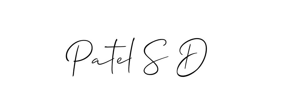 Best and Professional Signature Style for Patel S D. Allison_Script Best Signature Style Collection. Patel S D signature style 2 images and pictures png