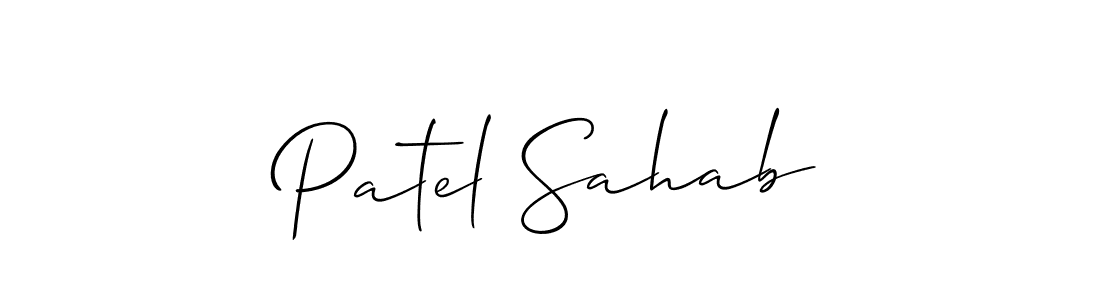 Here are the top 10 professional signature styles for the name Patel Sahab. These are the best autograph styles you can use for your name. Patel Sahab signature style 2 images and pictures png