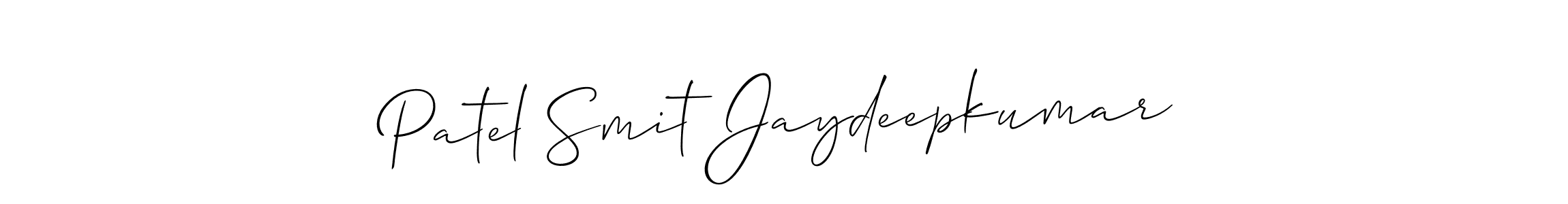 This is the best signature style for the Patel Smit Jaydeepkumar name. Also you like these signature font (Allison_Script). Mix name signature. Patel Smit Jaydeepkumar signature style 2 images and pictures png