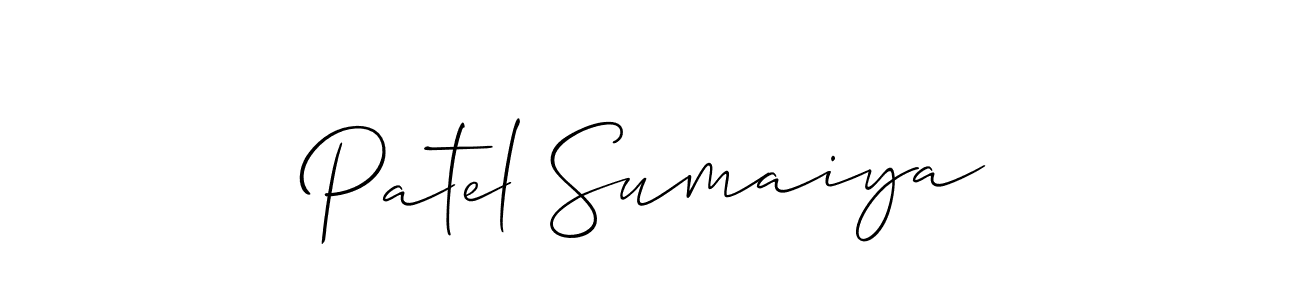 Make a beautiful signature design for name Patel Sumaiya. Use this online signature maker to create a handwritten signature for free. Patel Sumaiya signature style 2 images and pictures png