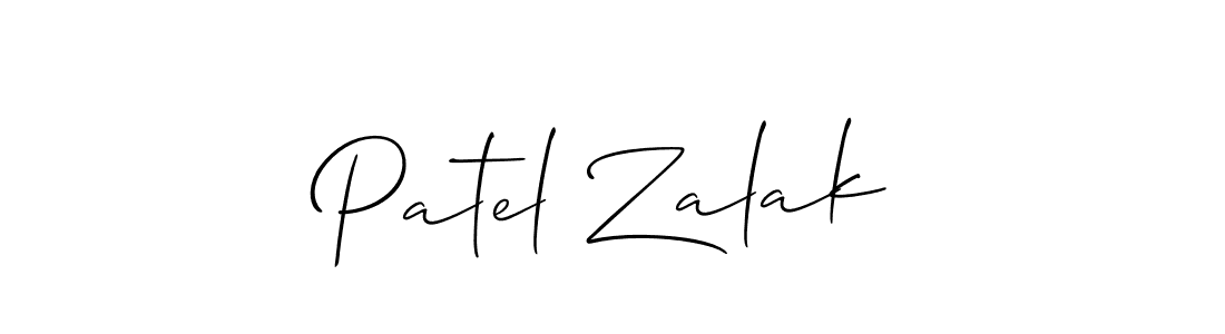 Also we have Patel Zalak name is the best signature style. Create professional handwritten signature collection using Allison_Script autograph style. Patel Zalak signature style 2 images and pictures png