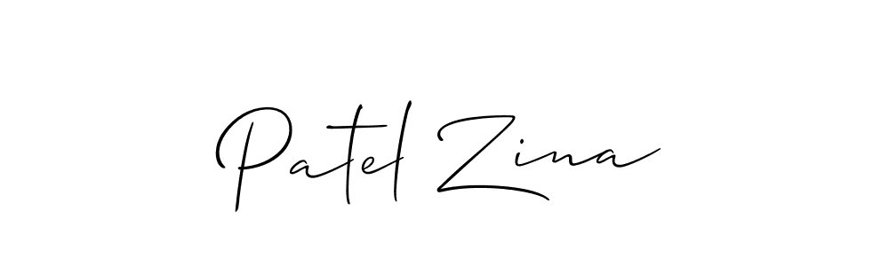 Make a beautiful signature design for name Patel Zina. Use this online signature maker to create a handwritten signature for free. Patel Zina signature style 2 images and pictures png