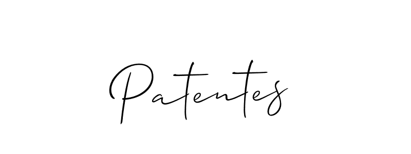 How to make Patentes name signature. Use Allison_Script style for creating short signs online. This is the latest handwritten sign. Patentes signature style 2 images and pictures png