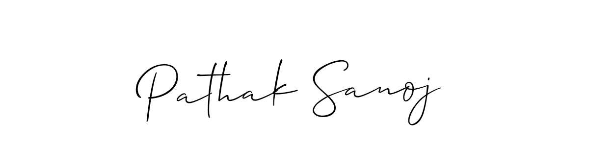 Check out images of Autograph of Pathak Sanoj name. Actor Pathak Sanoj Signature Style. Allison_Script is a professional sign style online. Pathak Sanoj signature style 2 images and pictures png