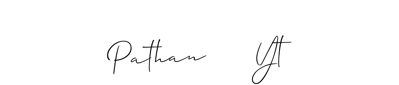 The best way (Allison_Script) to make a short signature is to pick only two or three words in your name. The name Pathan      Yt include a total of six letters. For converting this name. Pathan      Yt signature style 2 images and pictures png
