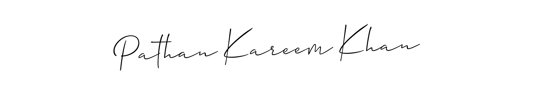 Make a beautiful signature design for name Pathan Kareem Khan. Use this online signature maker to create a handwritten signature for free. Pathan Kareem Khan signature style 2 images and pictures png