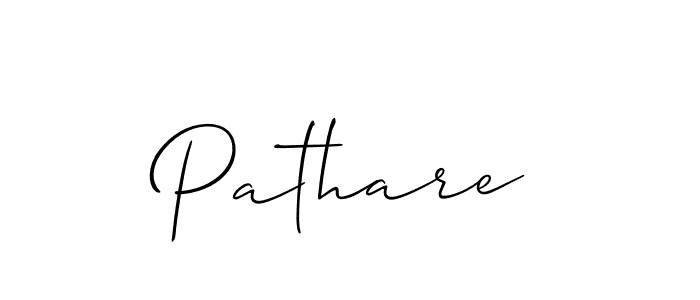 How to make Pathare name signature. Use Allison_Script style for creating short signs online. This is the latest handwritten sign. Pathare signature style 2 images and pictures png