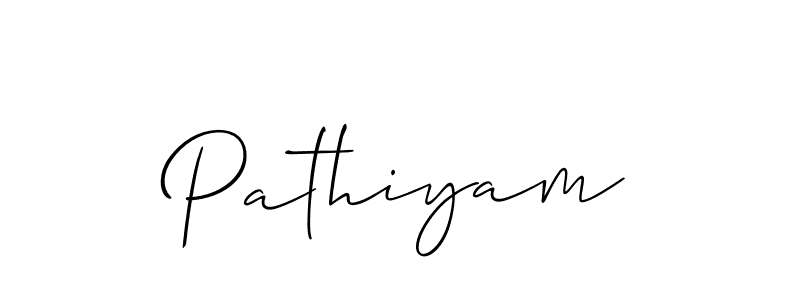 Best and Professional Signature Style for Pathiyam. Allison_Script Best Signature Style Collection. Pathiyam signature style 2 images and pictures png