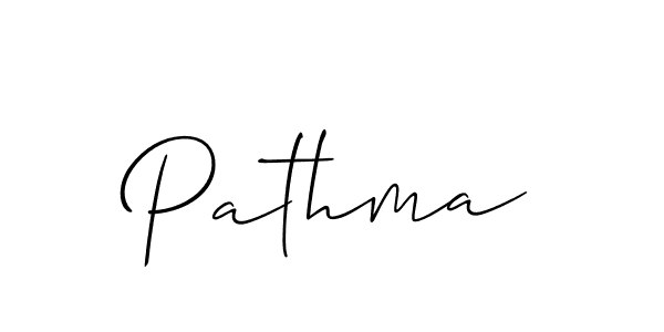 Also You can easily find your signature by using the search form. We will create Pathma name handwritten signature images for you free of cost using Allison_Script sign style. Pathma signature style 2 images and pictures png