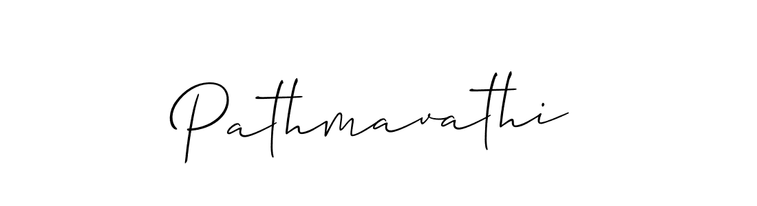 The best way (Allison_Script) to make a short signature is to pick only two or three words in your name. The name Pathmavathi include a total of six letters. For converting this name. Pathmavathi signature style 2 images and pictures png