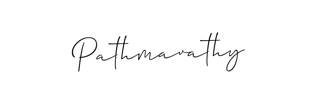 You should practise on your own different ways (Allison_Script) to write your name (Pathmavathy) in signature. don't let someone else do it for you. Pathmavathy signature style 2 images and pictures png