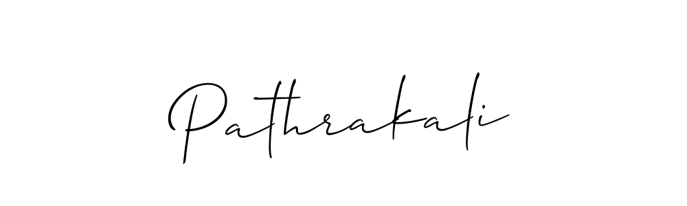 You should practise on your own different ways (Allison_Script) to write your name (Pathrakali) in signature. don't let someone else do it for you. Pathrakali signature style 2 images and pictures png