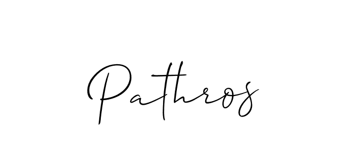 Make a short Pathros signature style. Manage your documents anywhere anytime using Allison_Script. Create and add eSignatures, submit forms, share and send files easily. Pathros signature style 2 images and pictures png