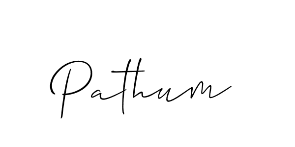 How to make Pathum name signature. Use Allison_Script style for creating short signs online. This is the latest handwritten sign. Pathum signature style 2 images and pictures png