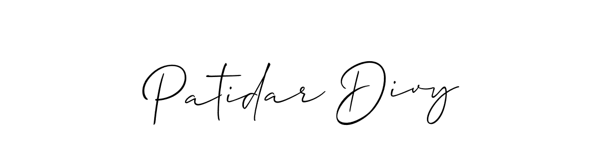 Once you've used our free online signature maker to create your best signature Allison_Script style, it's time to enjoy all of the benefits that Patidar Divy name signing documents. Patidar Divy signature style 2 images and pictures png