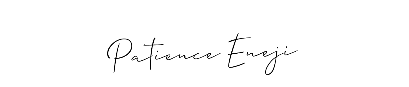 Also we have Patience Eneji name is the best signature style. Create professional handwritten signature collection using Allison_Script autograph style. Patience Eneji signature style 2 images and pictures png