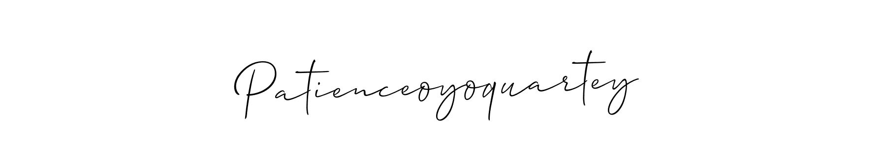 Check out images of Autograph of Patienceoyoquartey name. Actor Patienceoyoquartey Signature Style. Allison_Script is a professional sign style online. Patienceoyoquartey signature style 2 images and pictures png