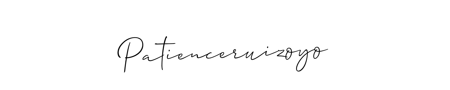 This is the best signature style for the Patienceruizoyo name. Also you like these signature font (Allison_Script). Mix name signature. Patienceruizoyo signature style 2 images and pictures png