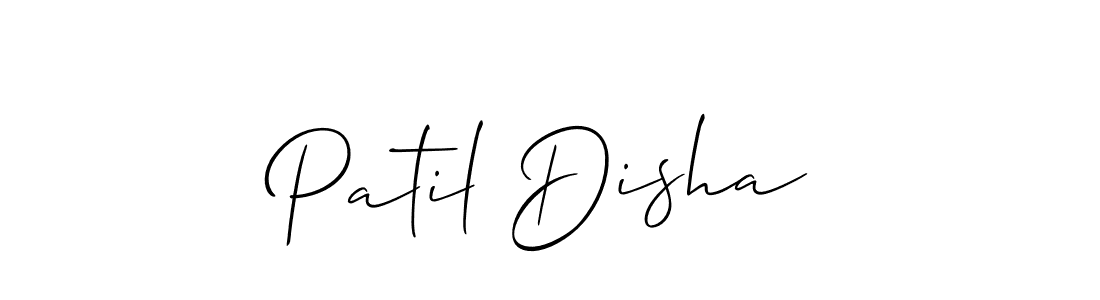 You should practise on your own different ways (Allison_Script) to write your name (Patil Disha) in signature. don't let someone else do it for you. Patil Disha signature style 2 images and pictures png