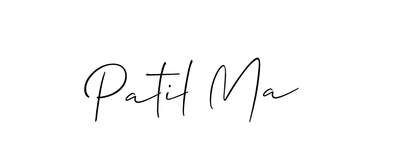 Make a beautiful signature design for name Patil Ma. Use this online signature maker to create a handwritten signature for free. Patil Ma signature style 2 images and pictures png