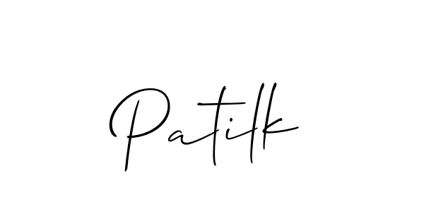 Once you've used our free online signature maker to create your best signature Allison_Script style, it's time to enjoy all of the benefits that Patilk name signing documents. Patilk signature style 2 images and pictures png