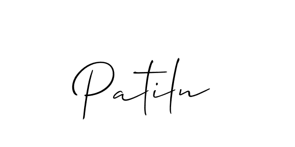 Make a beautiful signature design for name Patiln. With this signature (Allison_Script) style, you can create a handwritten signature for free. Patiln signature style 2 images and pictures png