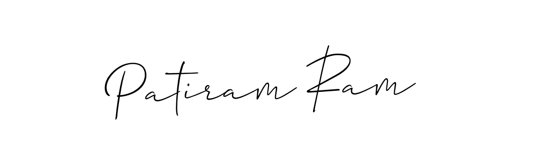 Make a short Patiram Ram signature style. Manage your documents anywhere anytime using Allison_Script. Create and add eSignatures, submit forms, share and send files easily. Patiram Ram signature style 2 images and pictures png