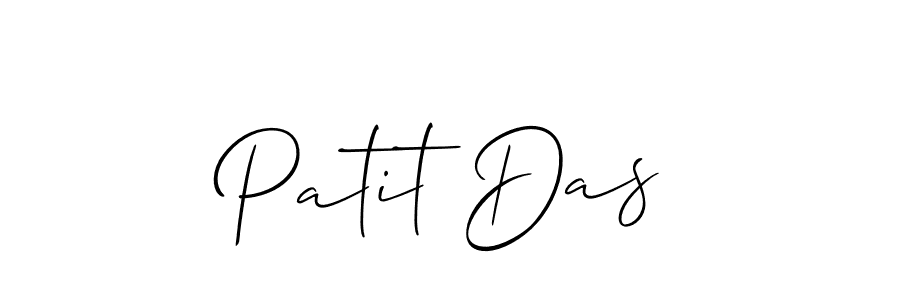 How to make Patit Das name signature. Use Allison_Script style for creating short signs online. This is the latest handwritten sign. Patit Das signature style 2 images and pictures png