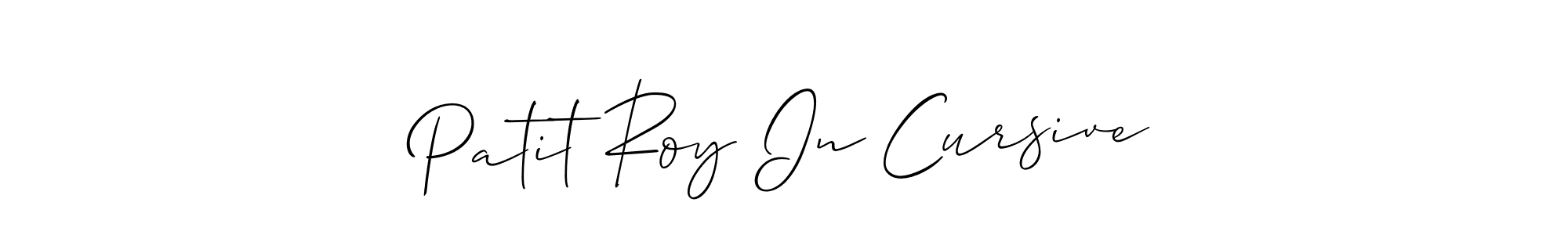 Similarly Allison_Script is the best handwritten signature design. Signature creator online .You can use it as an online autograph creator for name Patit Roy In Cursive. Patit Roy In Cursive signature style 2 images and pictures png