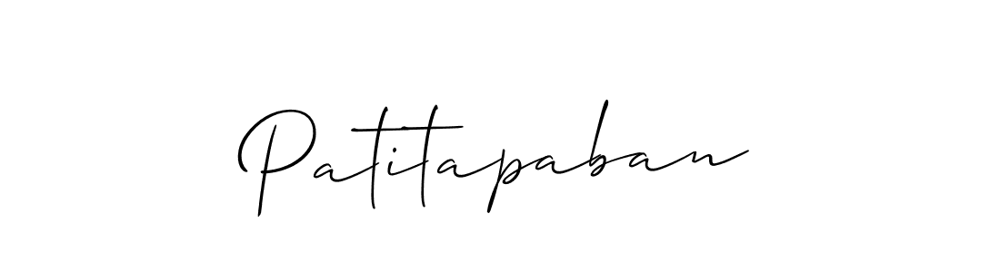 Make a short Patitapaban signature style. Manage your documents anywhere anytime using Allison_Script. Create and add eSignatures, submit forms, share and send files easily. Patitapaban signature style 2 images and pictures png