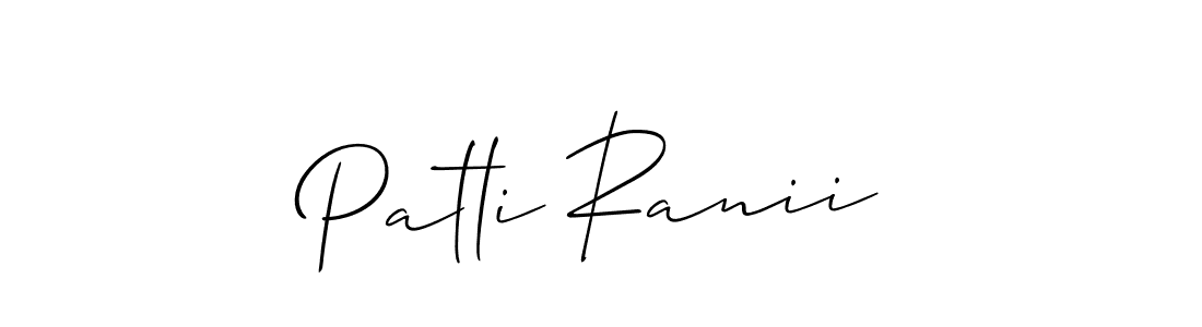 Make a beautiful signature design for name Patli Ranii. Use this online signature maker to create a handwritten signature for free. Patli Ranii signature style 2 images and pictures png