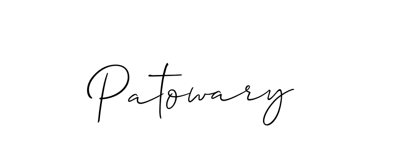 The best way (Allison_Script) to make a short signature is to pick only two or three words in your name. The name Patowary include a total of six letters. For converting this name. Patowary signature style 2 images and pictures png