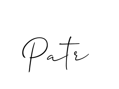 if you are searching for the best signature style for your name Patr. so please give up your signature search. here we have designed multiple signature styles  using Allison_Script. Patr signature style 2 images and pictures png