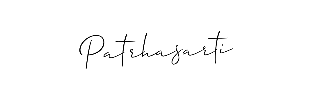 Best and Professional Signature Style for Patrhasarti. Allison_Script Best Signature Style Collection. Patrhasarti signature style 2 images and pictures png