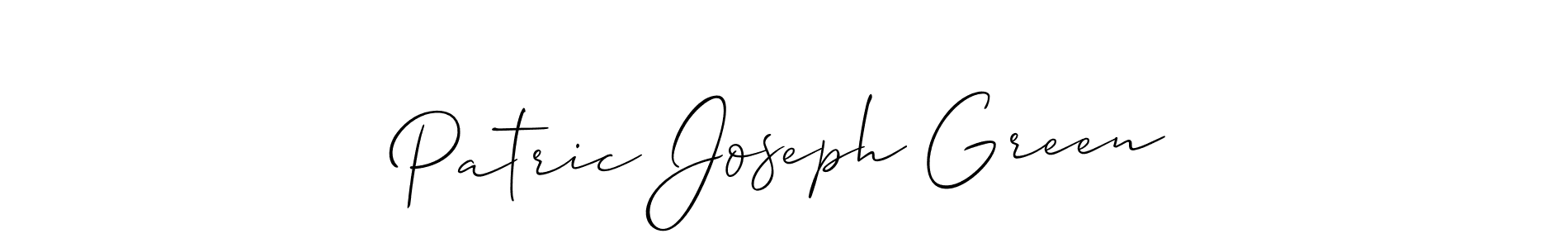Make a beautiful signature design for name Patric Joseph Green. Use this online signature maker to create a handwritten signature for free. Patric Joseph Green signature style 2 images and pictures png
