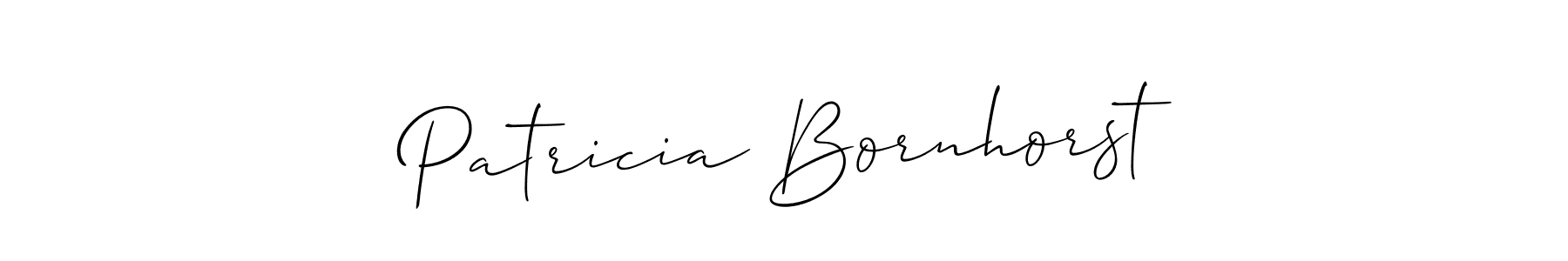 Make a short Patricia Bornhorst signature style. Manage your documents anywhere anytime using Allison_Script. Create and add eSignatures, submit forms, share and send files easily. Patricia Bornhorst signature style 2 images and pictures png