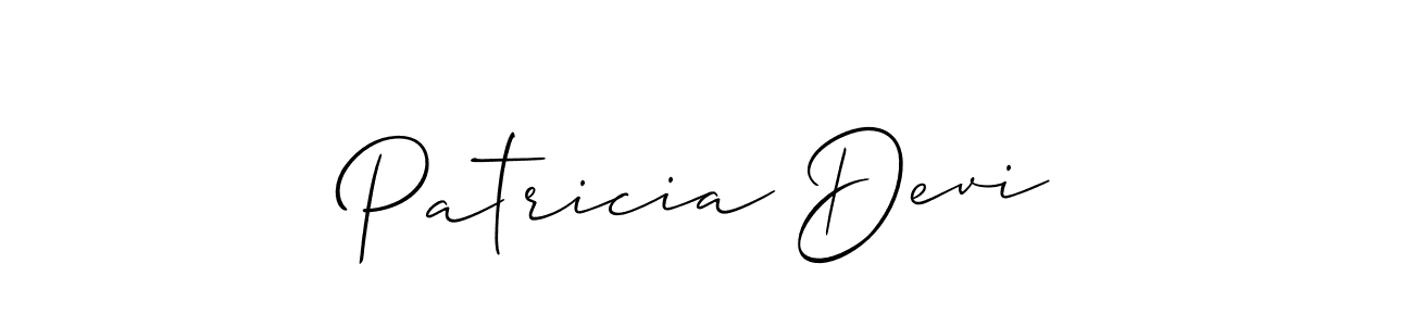 Create a beautiful signature design for name Patricia Devi. With this signature (Allison_Script) fonts, you can make a handwritten signature for free. Patricia Devi signature style 2 images and pictures png