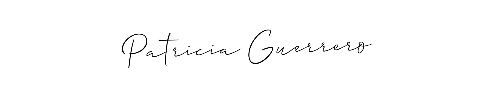 How to make Patricia Guerrero signature? Allison_Script is a professional autograph style. Create handwritten signature for Patricia Guerrero name. Patricia Guerrero signature style 2 images and pictures png