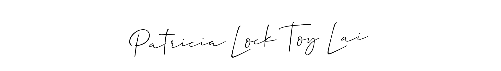 Make a short Patricia Lock Toy Lai signature style. Manage your documents anywhere anytime using Allison_Script. Create and add eSignatures, submit forms, share and send files easily. Patricia Lock Toy Lai signature style 2 images and pictures png
