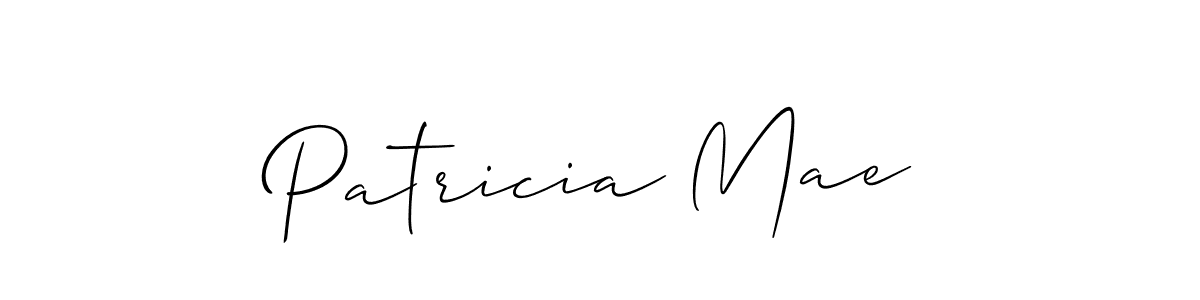 How to make Patricia Mae name signature. Use Allison_Script style for creating short signs online. This is the latest handwritten sign. Patricia Mae signature style 2 images and pictures png