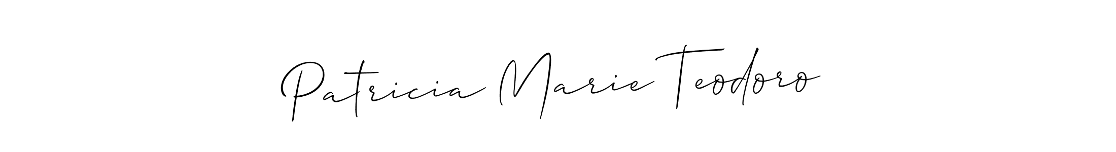 Best and Professional Signature Style for Patricia Marie Teodoro. Allison_Script Best Signature Style Collection. Patricia Marie Teodoro signature style 2 images and pictures png