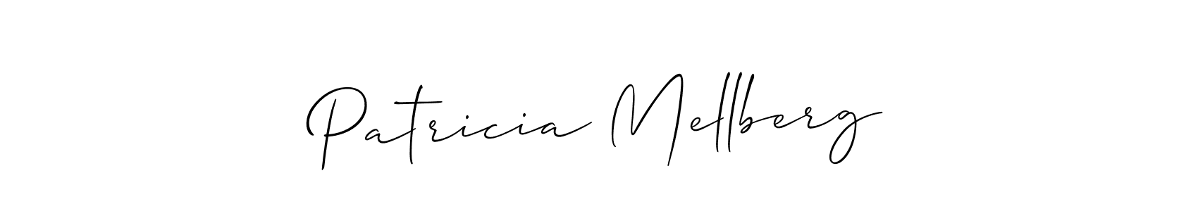 How to Draw Patricia Mellberg signature style? Allison_Script is a latest design signature styles for name Patricia Mellberg. Patricia Mellberg signature style 2 images and pictures png