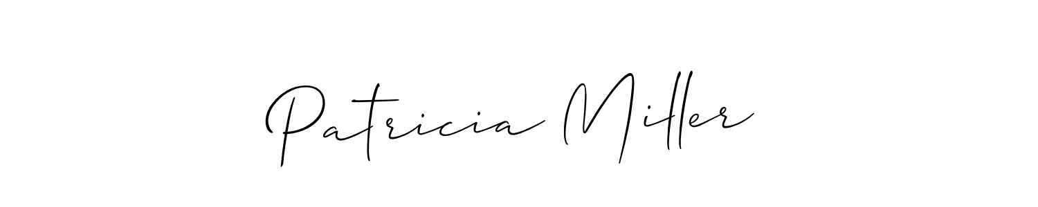 Allison_Script is a professional signature style that is perfect for those who want to add a touch of class to their signature. It is also a great choice for those who want to make their signature more unique. Get Patricia Miller name to fancy signature for free. Patricia Miller signature style 2 images and pictures png