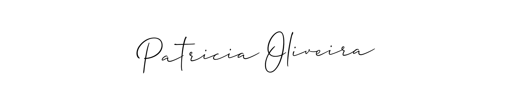 Patricia Oliveira stylish signature style. Best Handwritten Sign (Allison_Script) for my name. Handwritten Signature Collection Ideas for my name Patricia Oliveira. Patricia Oliveira signature style 2 images and pictures png