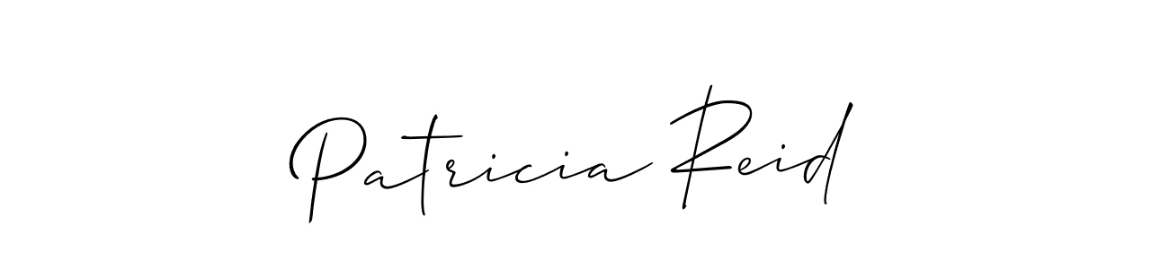 The best way (Allison_Script) to make a short signature is to pick only two or three words in your name. The name Patricia Reid include a total of six letters. For converting this name. Patricia Reid signature style 2 images and pictures png