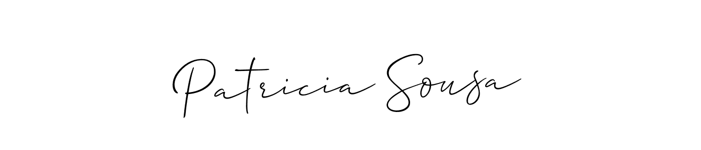 Also You can easily find your signature by using the search form. We will create Patricia Sousa name handwritten signature images for you free of cost using Allison_Script sign style. Patricia Sousa signature style 2 images and pictures png