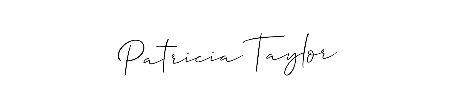 Use a signature maker to create a handwritten signature online. With this signature software, you can design (Allison_Script) your own signature for name Patricia Taylor. Patricia Taylor signature style 2 images and pictures png