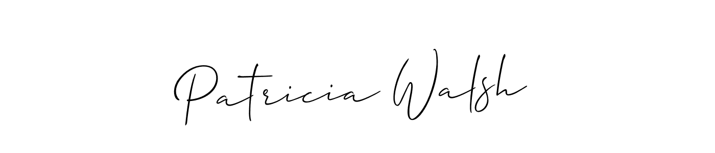 Best and Professional Signature Style for Patricia Walsh. Allison_Script Best Signature Style Collection. Patricia Walsh signature style 2 images and pictures png